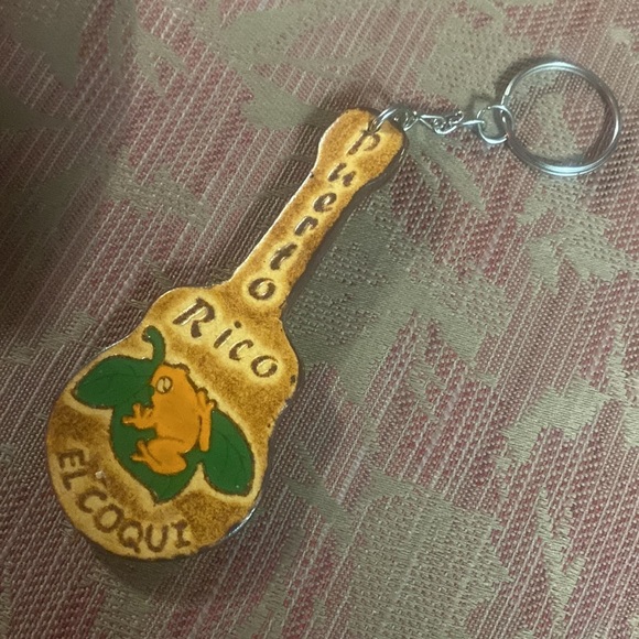 Gold tone Sterling 925🇺🇸ring 7stone Sz9+Puerto🇵🇷Rico 3-piece set+4.5”maracas set - Picture 8 of 17